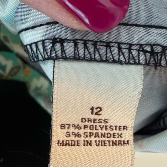 Kim Rogers Black and Green Sleeveless Sheath Mini Dress Size 12 - Picture 11 of 13